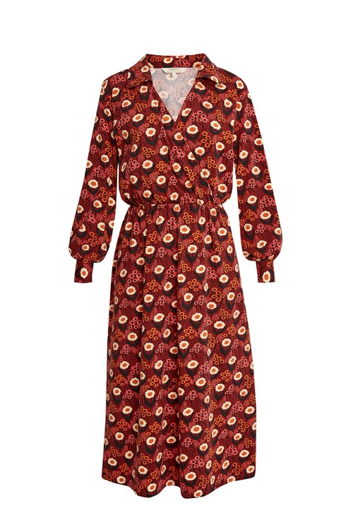 V & A Daisy Print Midi Dress from People Tree V & A Daisy Print Midi Dress from People Tree
