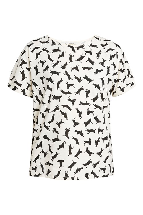 Cat Pyjama Short Sleeve Top from People Tree Cat Pyjama Short Sleeve Top from People Tree