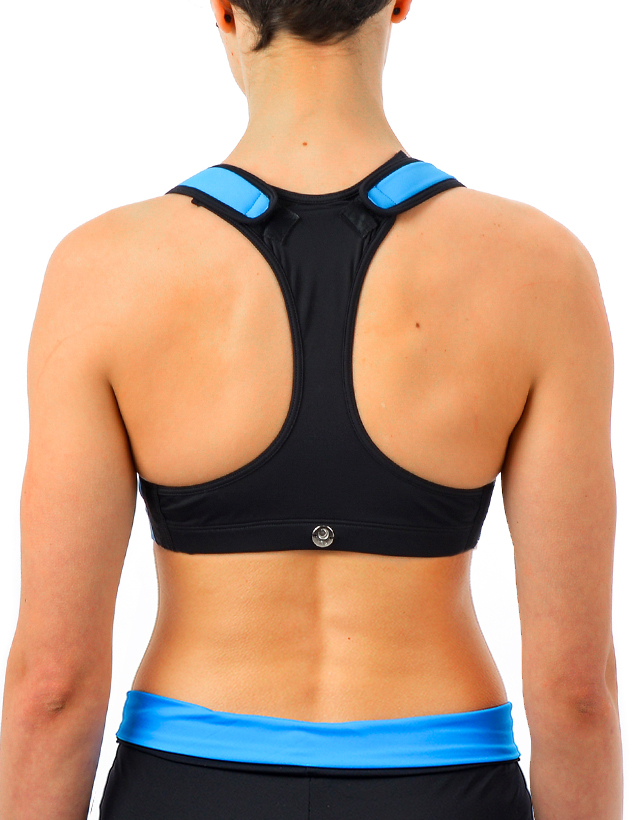 Blue Sports Bra Leilani – Gym To Swim® from RubyMoon Blue Sports Bra Leilani – Gym To Swim® from RubyMoon