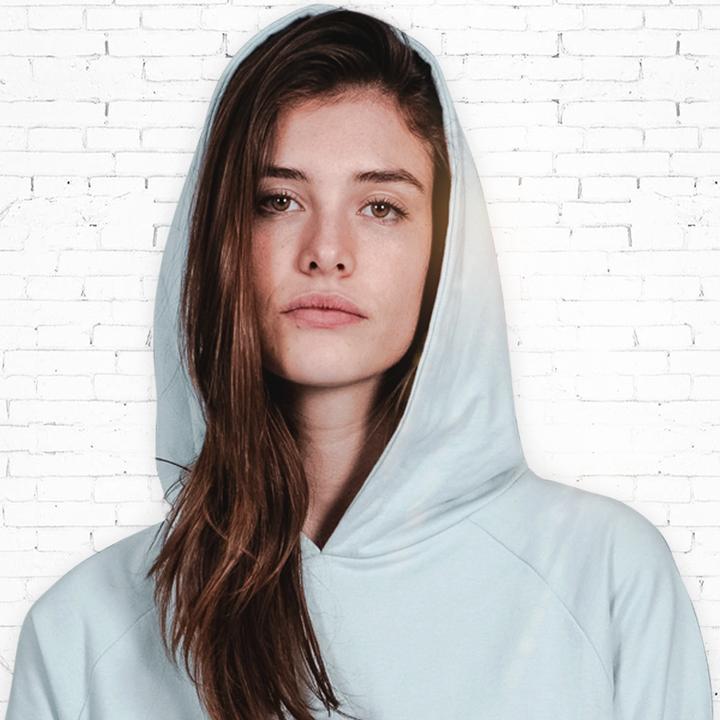 Hoody - Organic Cotton - Light Blue from The Driftwood Tales Hoody - Organic Cotton - Light Blue from The Driftwood Tales