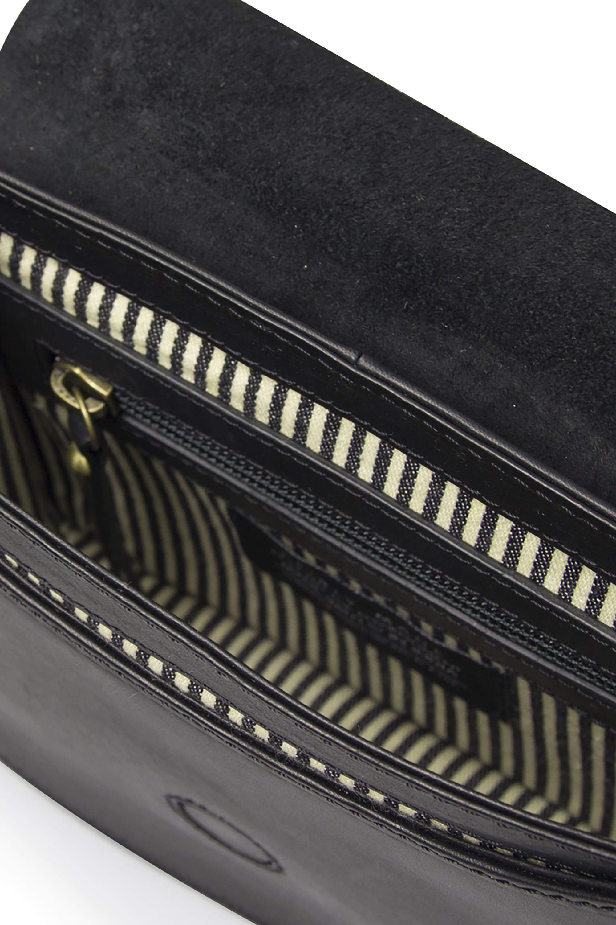 Audrey mini - classic black - croco from thegreenlabels Audrey mini - classic black - croco from thegreenlabels